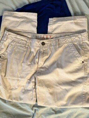 Elle Beige Casual Trousers